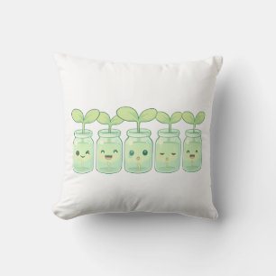Smiling Sprout Family Cushion