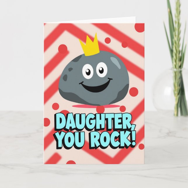 Smiling Stone Mothers Day Card (Front)