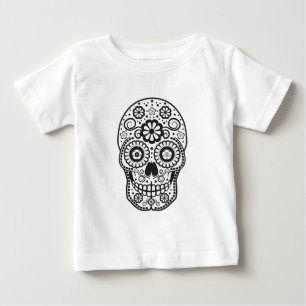 Smiling Sugar Skull Baby T-Shirt