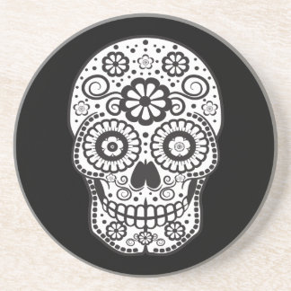 Smiling Sugar Skull Coaster