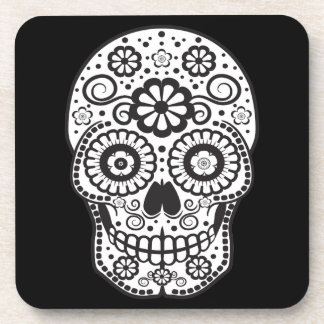 Smiling Sugar Skull Coaster