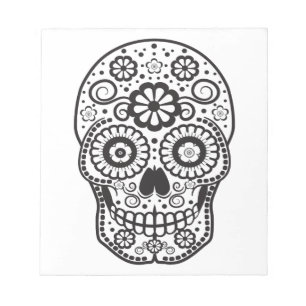 Smiling Sugar Skull Notepad