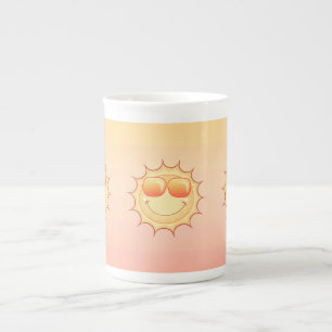 Smiling Sun Bone China Mug