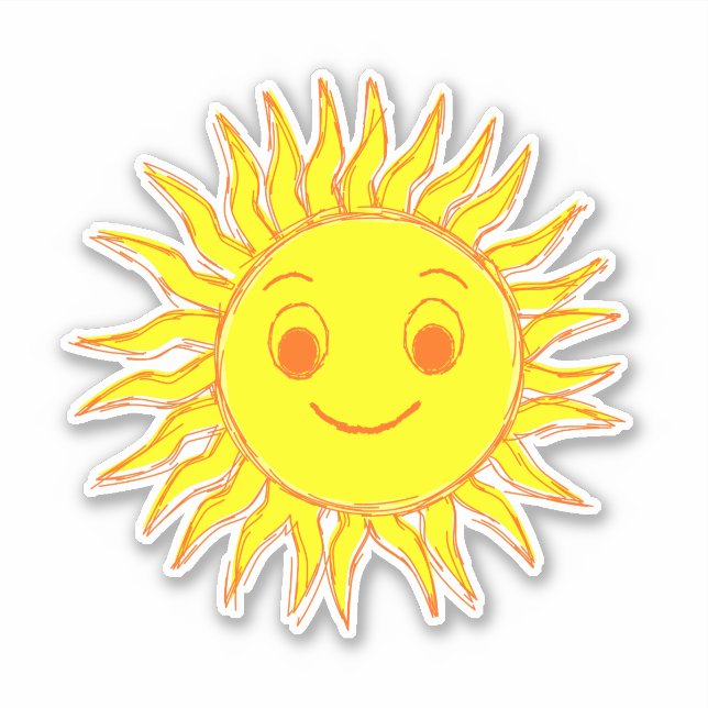 Smiling Sun Drawing (Front)