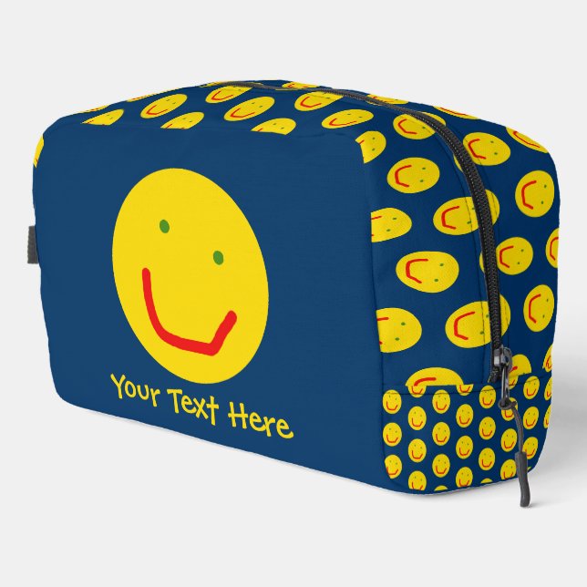 Smiling Sun Happy Face Dopp Kit (Right Corner)