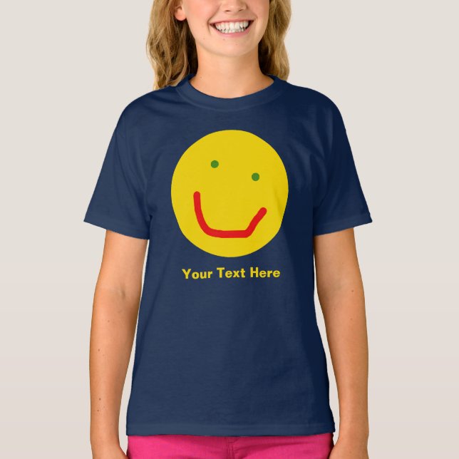 Smiling Sun Happy Face T-Shirt (Front)