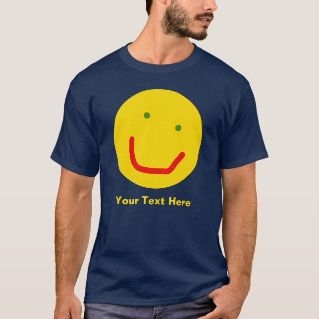 Smiling Sun Happy Face T-Shirt (Front)