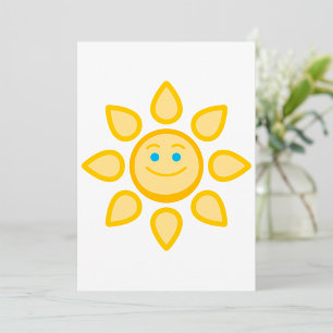 Smiling Sun Happy Sunshine Invitation