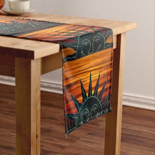 Smiling Sun Table Runner