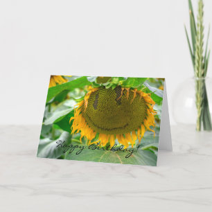 Smiling Sunflower Card