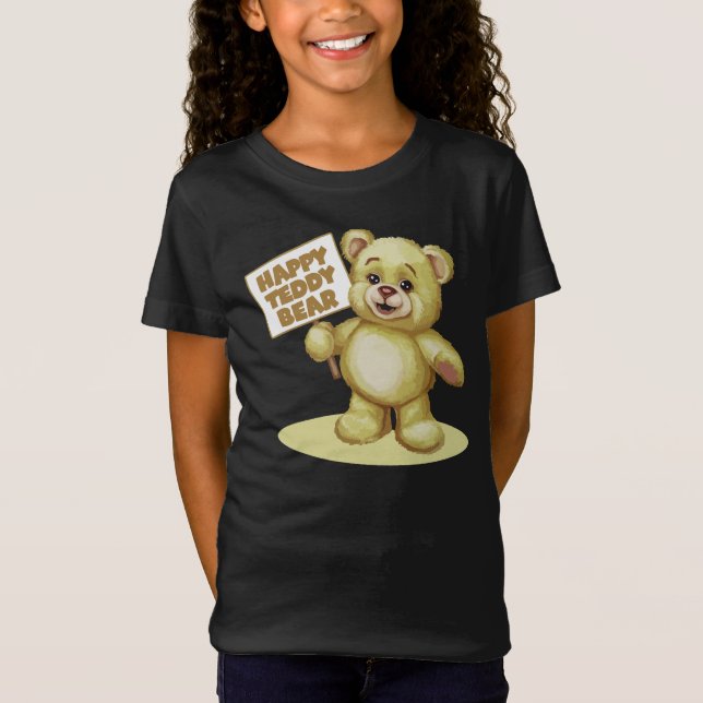 Smiling Teddy Bear T-Shirt (Front)