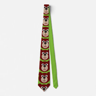 Smiling Teddy Bear + your background & ideas Tie