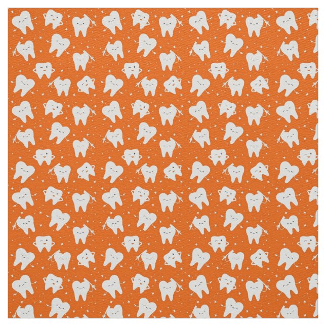 Smiling teeth fabric (Swatch)