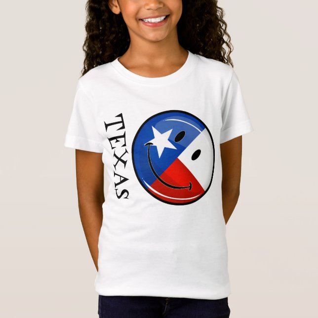 Smiling Texas Flag T-Shirt (Front)