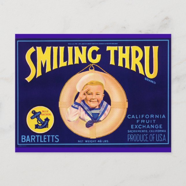Smiling Thru Postcard (Front)