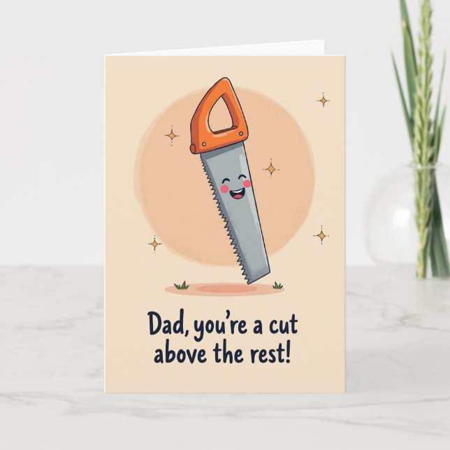 Smiling Tool Fathers Day Card (Front)