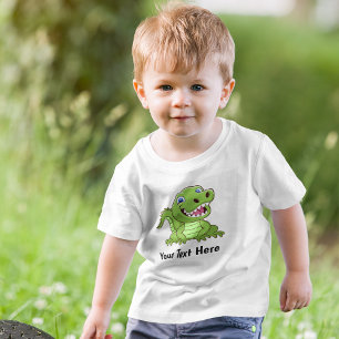Smiling Tyrannosaurus Rex Boys T-Shirt Customise