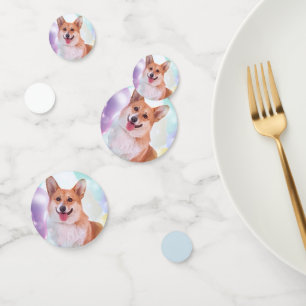 Smiling Welsh Corgi Confetti