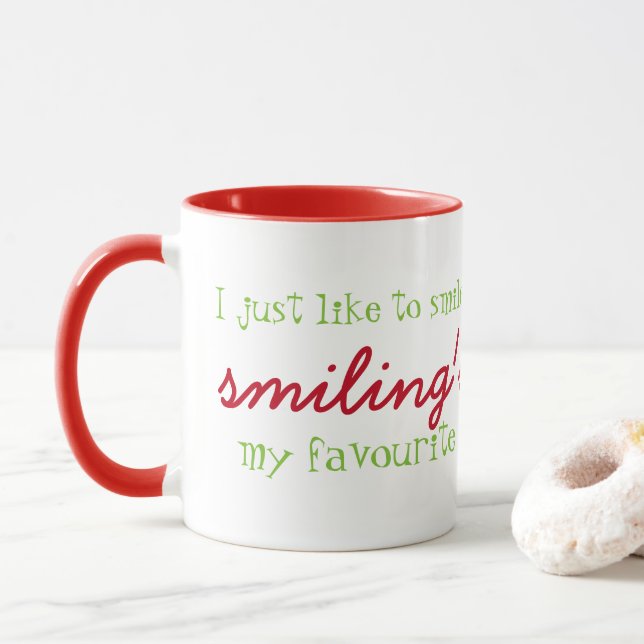 Smiling's My Favorite Mug (With Donut)