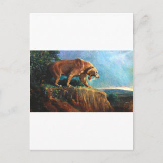 smilodon-1 postcard