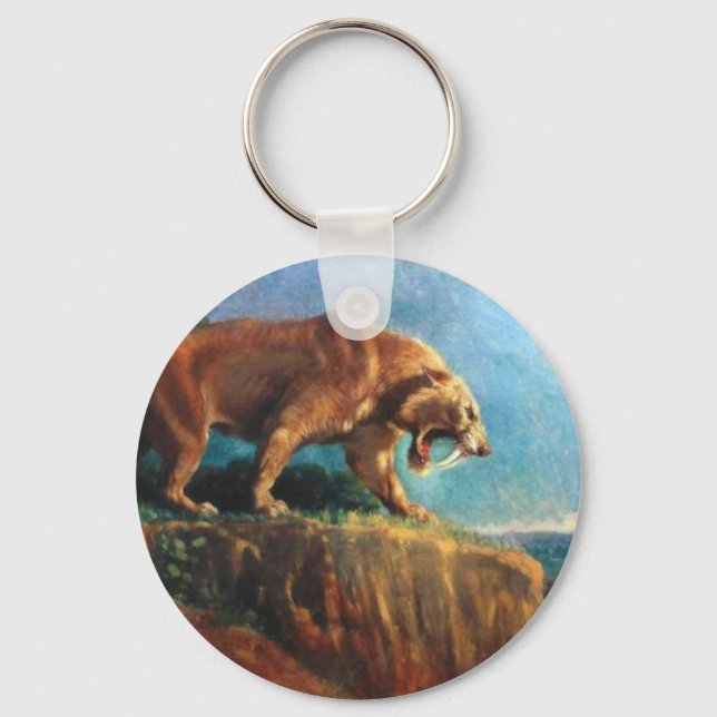 smilodon key ring (Front)