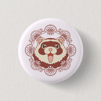 Smily Ferret 3 Cm Round Badge
