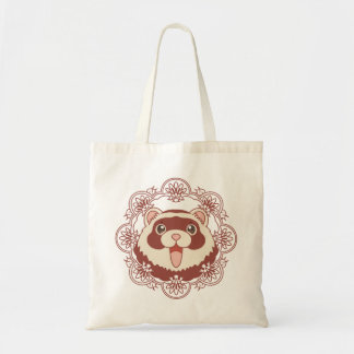 Smily Ferret Tote Bag