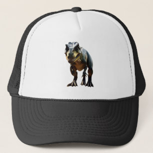 Smirking Scary T-Rex Dinosaur, Trucker Hat