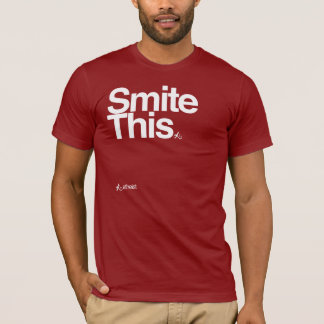 Smite this bold text t-shirt