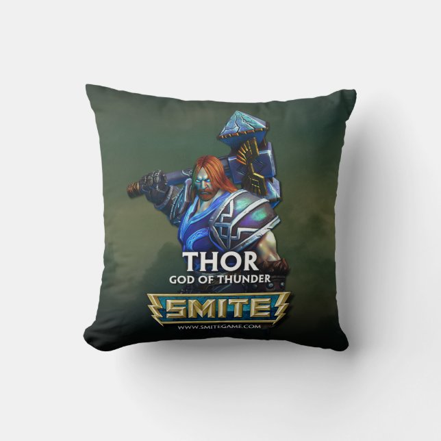 SMITE: Thor, God of Thunder Cushion (Front)