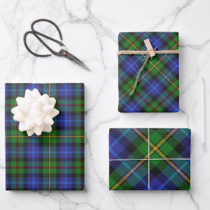 Smith Clan Family Tartan Plaid Pattern Wrapping Paper Sheet