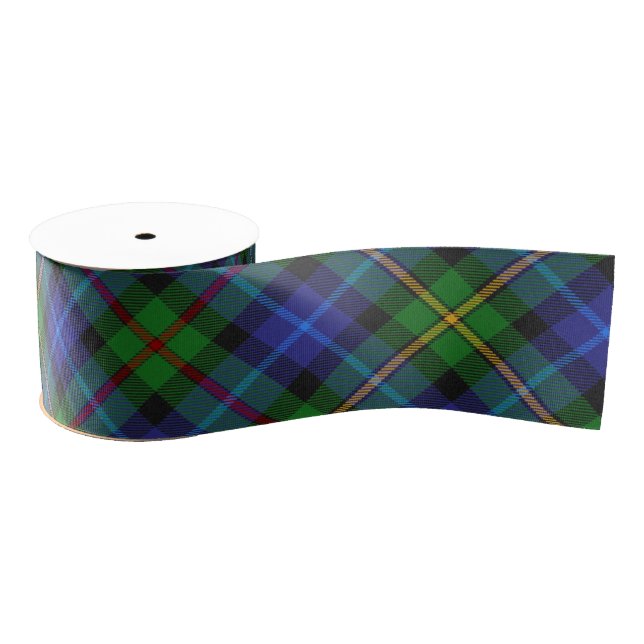 Smith Clan Scottish Tartan Plaid Pattern Grosgrain Ribbon (Spool)