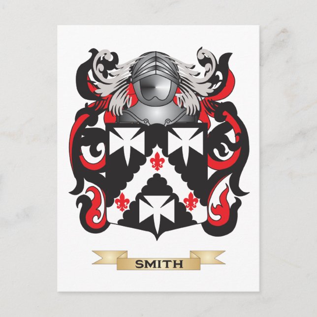 Smith Coat of Arms (Family Crest) Postcard (Front)