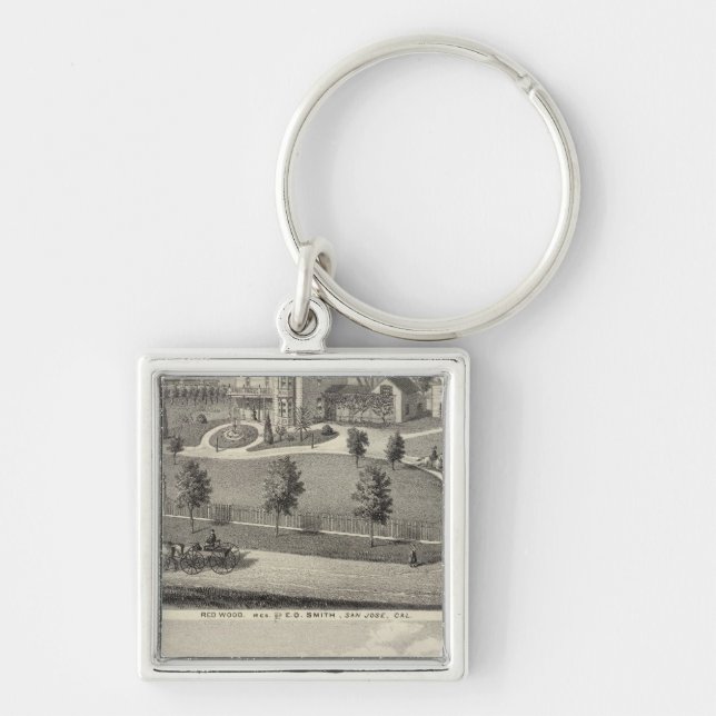 Smith, Evans residences Key Ring (Front)