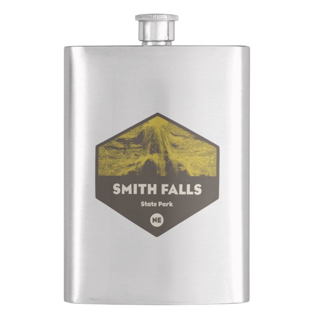 Smith Falls State Park Nebraska Hip Flask (Front)