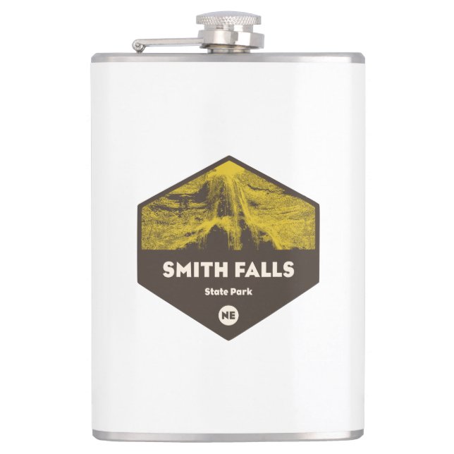 Smith Falls State Park Nebraska Hip Flask (Front)