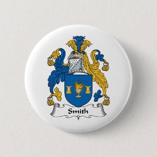 Smith Family Crest 6 Cm Round Badge