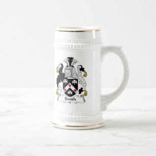 Smith Family Crest Beer Stein