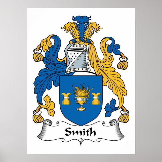 Smith Family Crest Poster (Front)