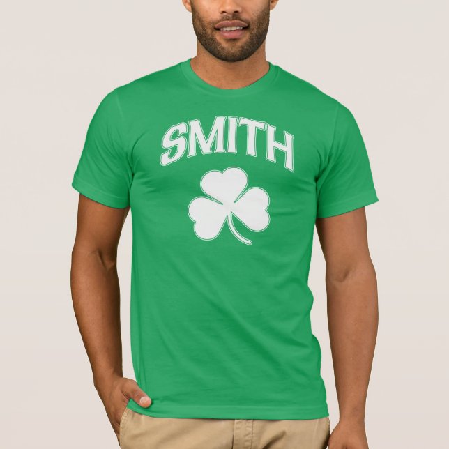 Smith Family Irish Shamrock T-Shirt (Front)