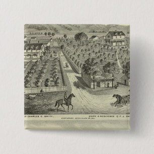 Smith, Herman residences, store 15 Cm Square Badge
