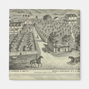 Smith, Herman residences, store Magnet