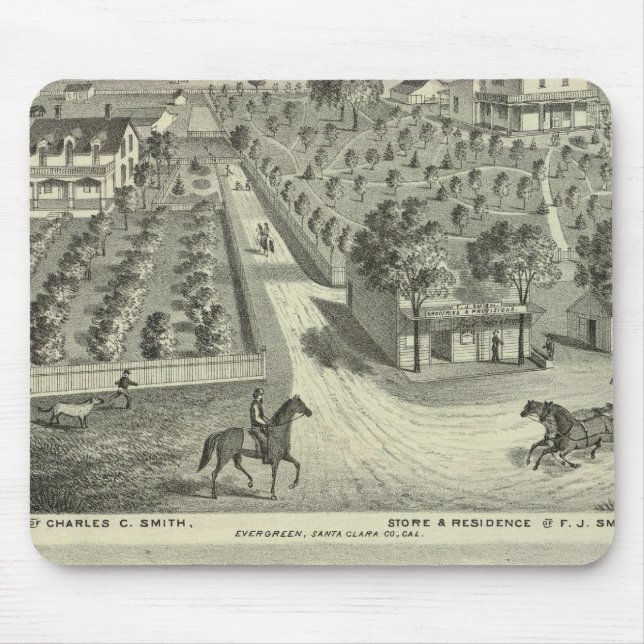 Smith, Herman residences, store Mouse Pad (Front)