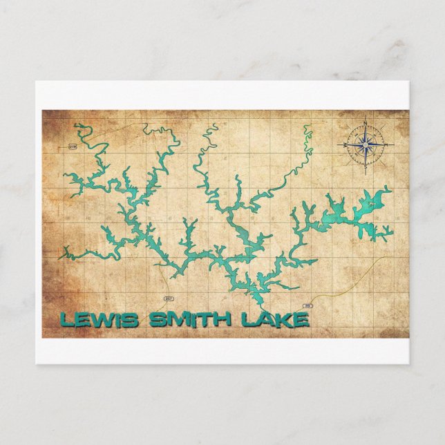 Smith Lake Post Card (Front)