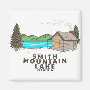 Smith Mountain Lake Cabin Magnet