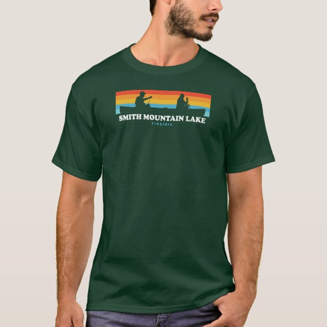 Smith Mountain Lake Virginia Canoe T-Shirt (Front)
