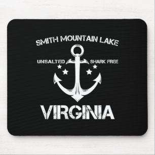 Smith mountain lake virginia funny fishing camping mouse pad