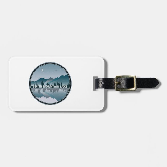 Smith Mountain Lake Virginia Reflection Luggage Tag (Front Horizontal)