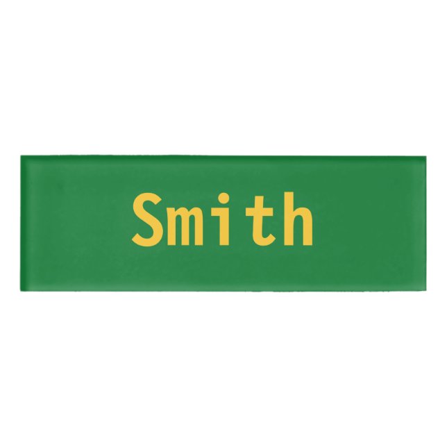 Smith Name Tag (Front)