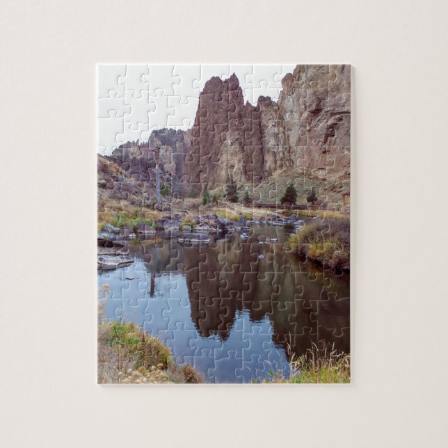 Smith Rock Bend Oregon Jigsaw Puzzle (Vertical)